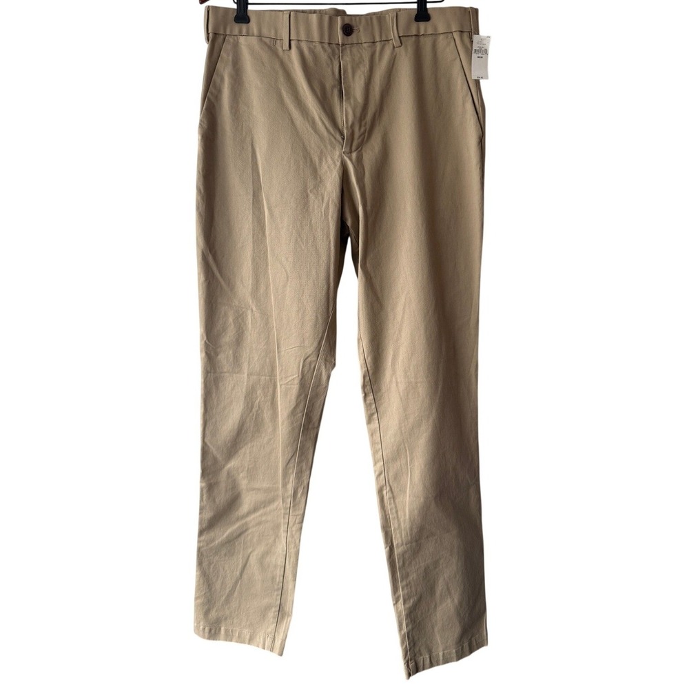 Gap Mens Straight Performance Khaki Chino Pants Tan 36x36 NWT 472757-05-1